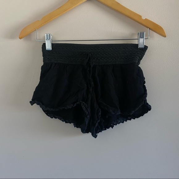 Mona B | Black Decorative Shorts - Picture 1 of 6